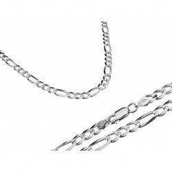 Łańcuszek srebrny- figaro 55cm/4.5mm