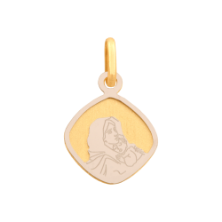 Medalik złoty - Matka Boska