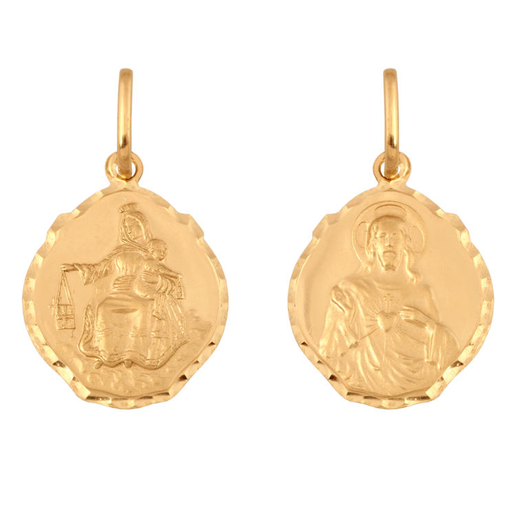 Medalik złoty - Szkaplerz
