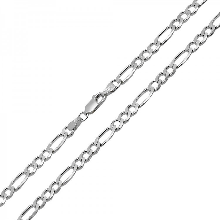 Łańcuszek srebrny- figaro 50cm
